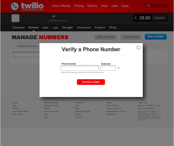 Verify Phone Number